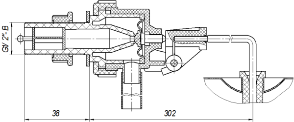 Клапан И - Бм (боковая подводка)