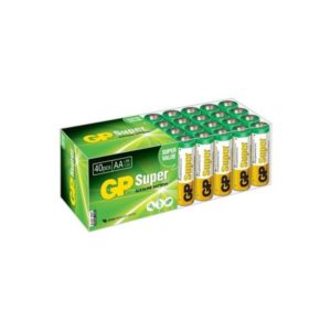 Батарейка щелочная GP LR6 SUPER ALKALINE 15A-ARS-2CRDP40 диспенсер 4/40/480